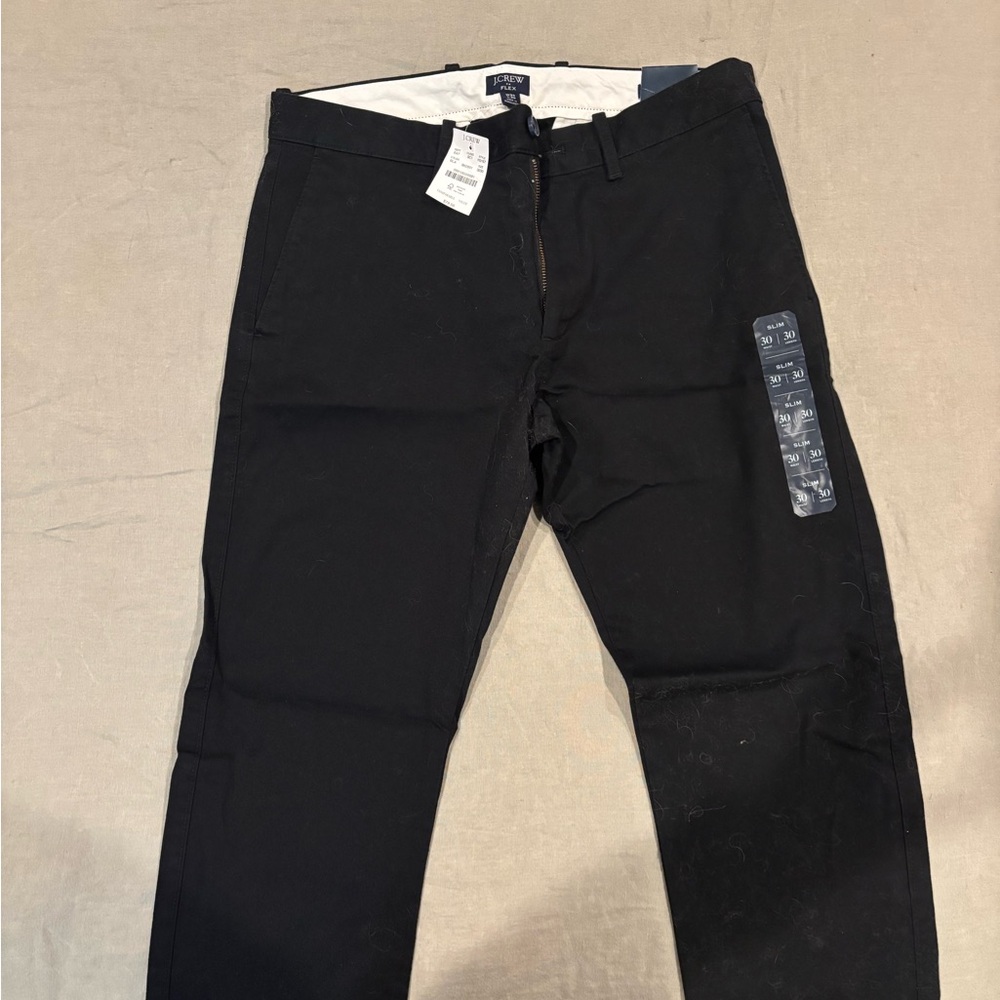 J. Crew Factory Men's Black Chinos